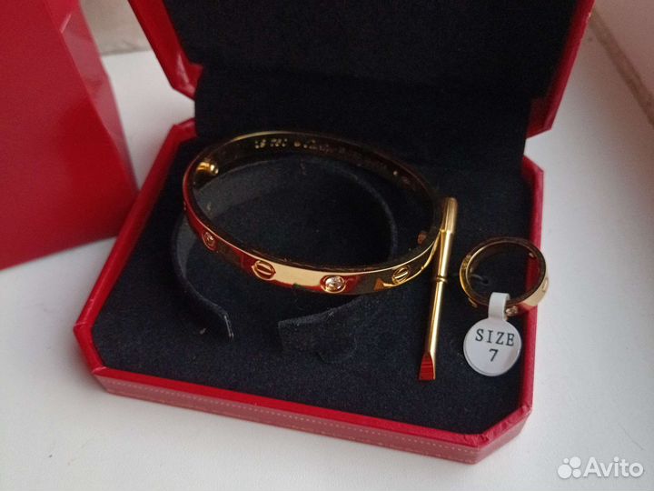 Браслет кольцо cartier