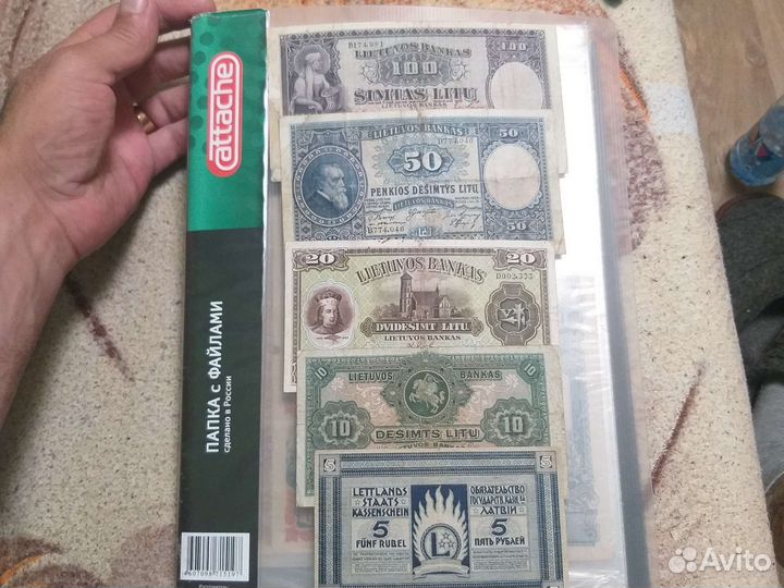 Банкноты литва