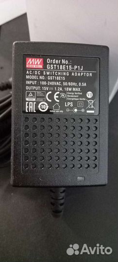 Блок питания 15v