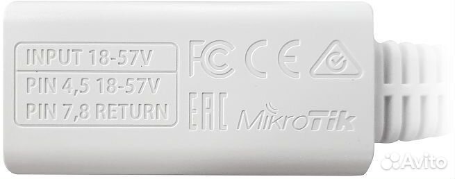 Инжектор PoE Mikrotik Gigabit