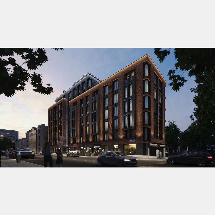 Квартира-студия, 39,7 м², 6/12 эт.