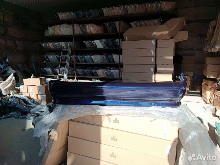 Бампер задний ваз 2114 цвет темно синий Персей 429