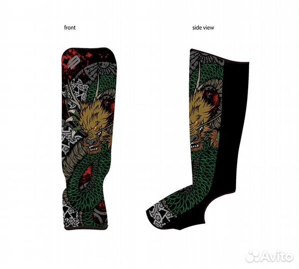 Щитки на голень BoyBo Dragon (L)