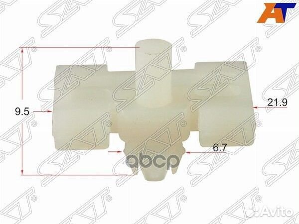 Клипса молдинга mercedes (1 шт.) stke028 Sat