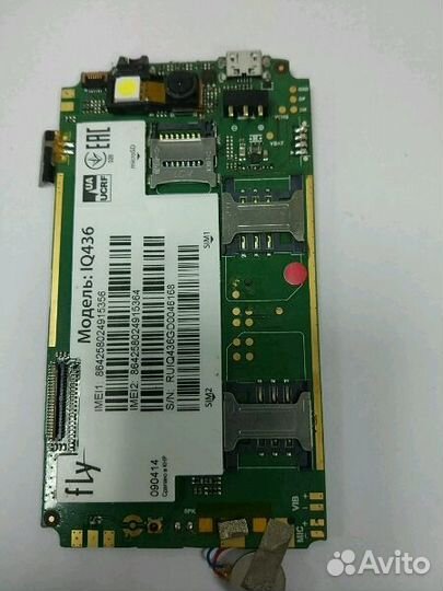 Системная плата Fly iq436 оригинал