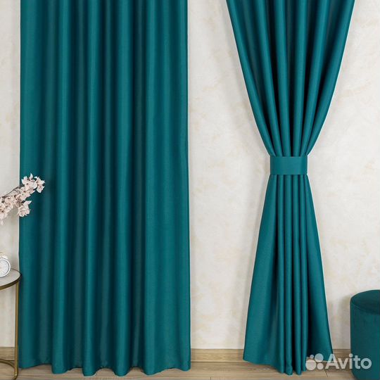 Комплект штор блэкаут Марсель Морской