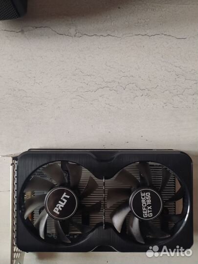 Видеокарта palit 1650 Gaming pro samsung ddr6
