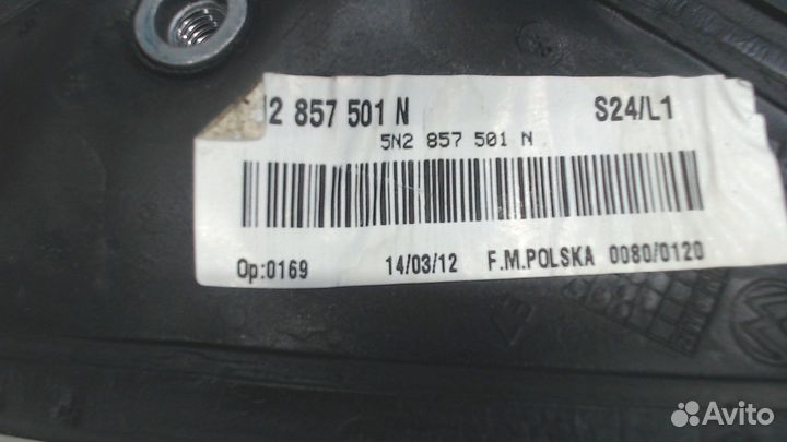 Зеркало боковое Volkswagen Tiguan, 2012