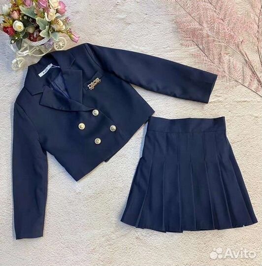 Школьная двойка 2 цвета 134/152