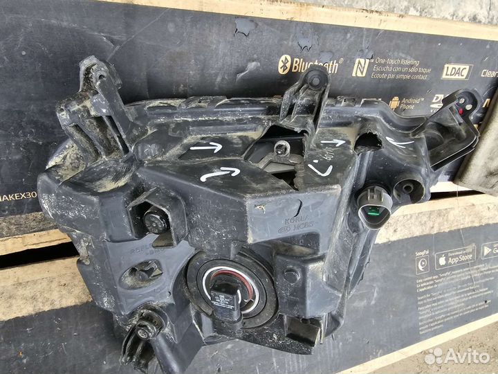 Kia rio 3 противотуманка с дхо