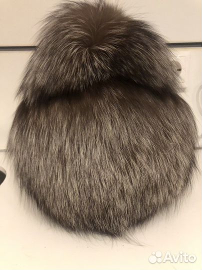 Шапка женская меховая из меха чернобурки