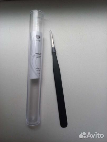 Пинцет для наращивания ресниц прямой