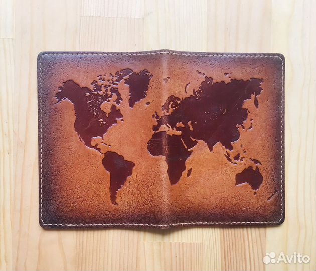 Новая обложка на паспорт карта мира