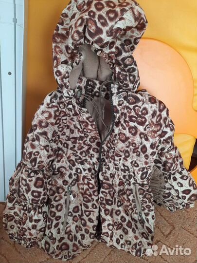 Зимний комбинезон для девочки 104 110