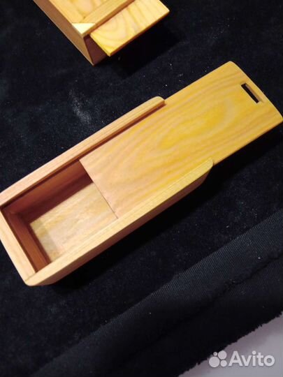 Деревянные коробочки с выдвижной крышкой