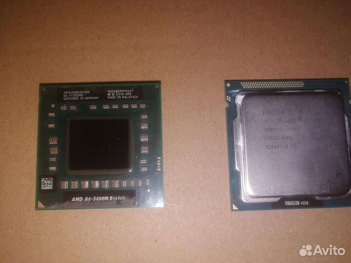 Процессоры для ноутбуков