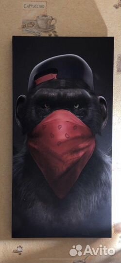 Катина на холсте постер