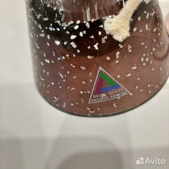 Подсвечники.марганцевое стекло