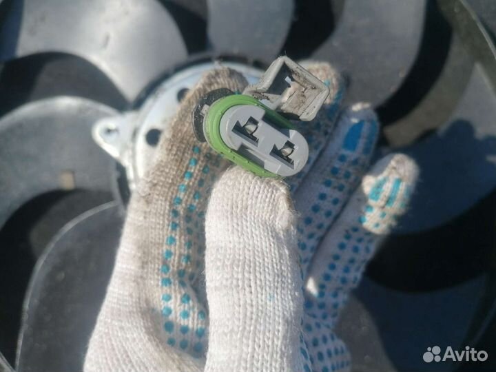 Вентилятор радиатора ford focus 2, 1.6