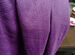 Шарф женский фиолетовый палантин