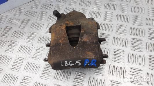 Суппорт тормозной передний правый skoda fabia 2 (L