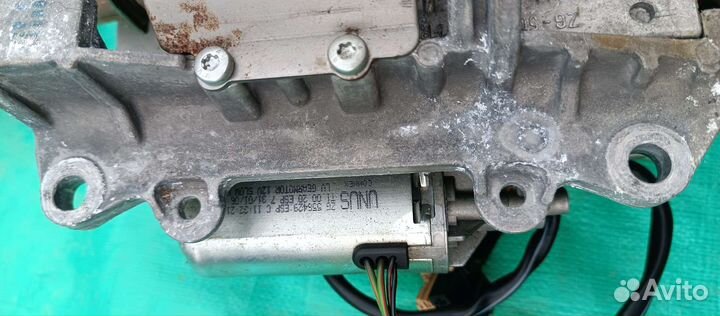 Рулевая колонка с круизом audi q7 4.L в сборе