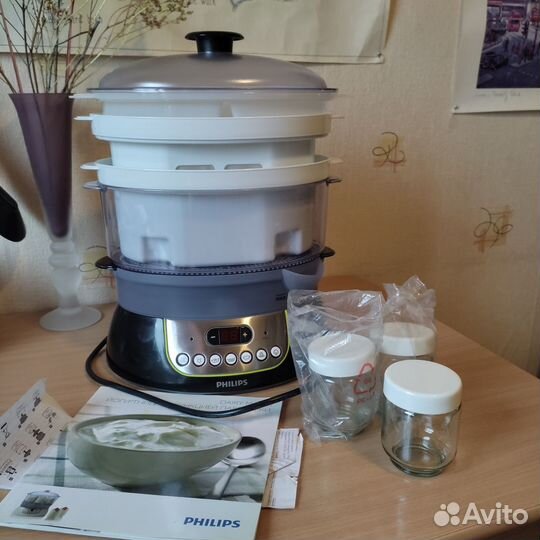 Пароварка йогуртница philips