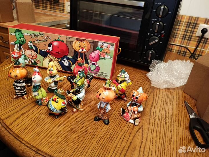 Ёлочные игрушки. Серия Чипполино