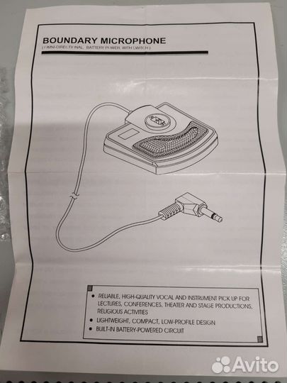 Микрофон Conference Grabber XLR CG-1