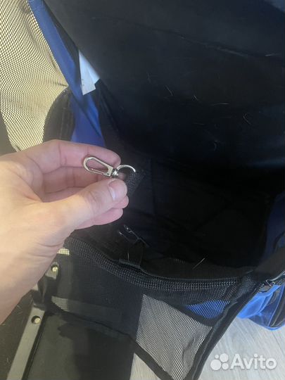 Рюкзак-переноска на колесиках для животных