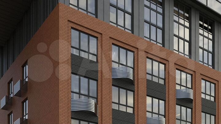 1-к. квартира, 45,1 м², 2/23 эт.