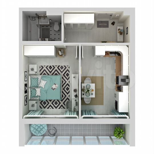 1-к. квартира, 36,8 м², 5/11 эт.