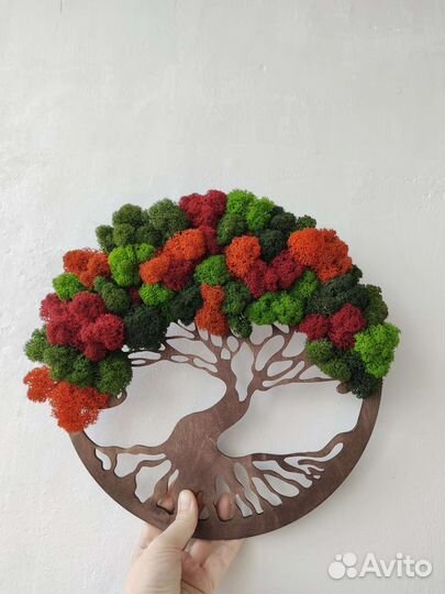 Панно со мхом