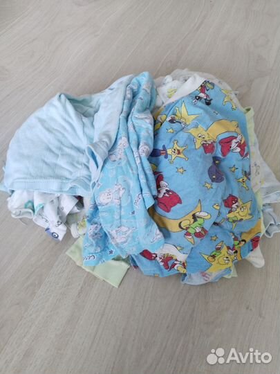 Детские вещи для мальчика, 2 больших пакета
