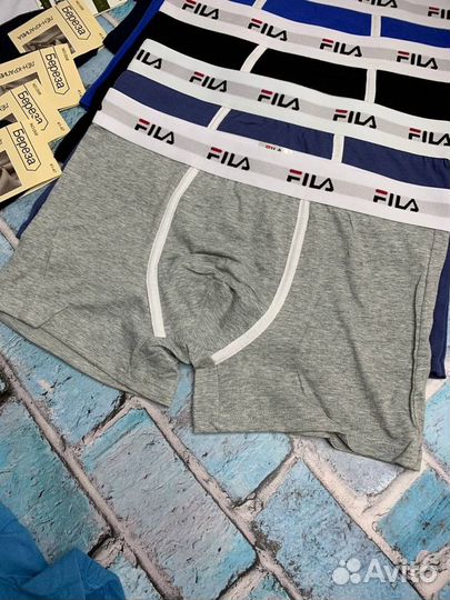 Трусы мужские боксеры fila +5 носок