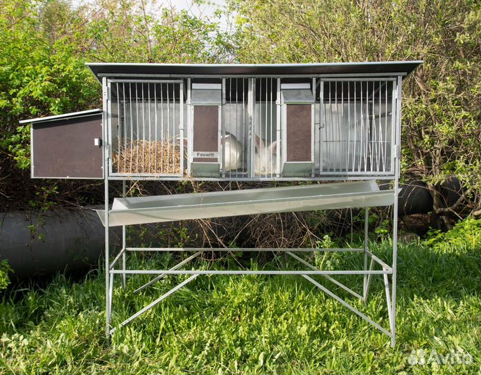 Крольчатник с маточником