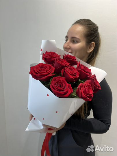 Букет из красных роз