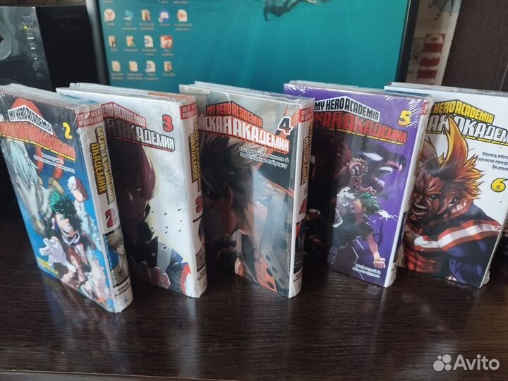 Манга Моя Геройская Академия том 2, 3, 4, 5, 6