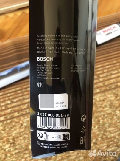 Стеклоочиститель Bosch AP600u