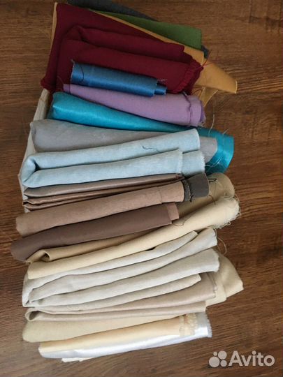 Новые отрезы тканей