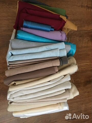 Новые отрезы тканей