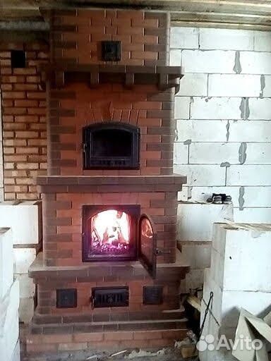 Печи, камины, садов. комплексы барбекю из кирпича