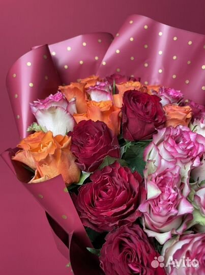 Живые цветы букеты