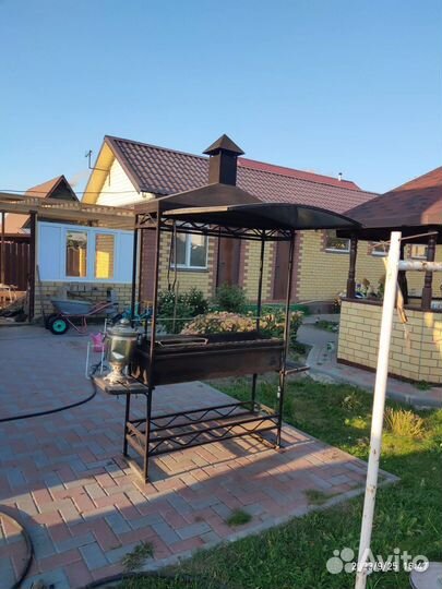 Кованые мангалы с крышей