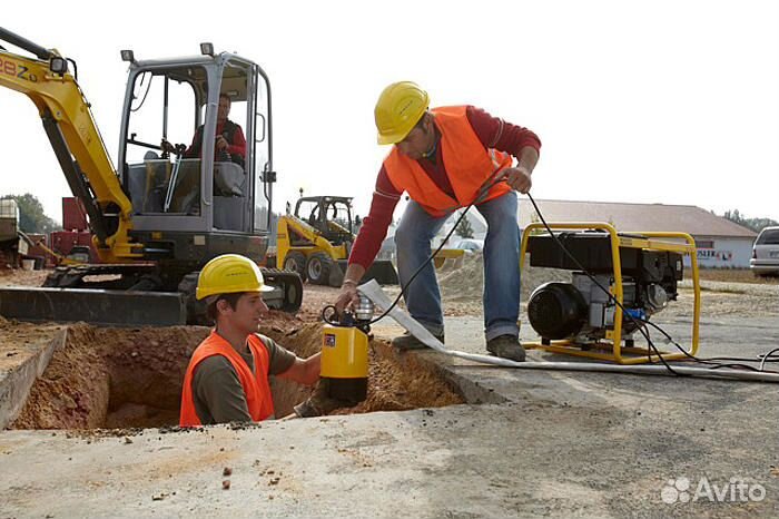 Погружной насос для воды, аренда погружного насоса