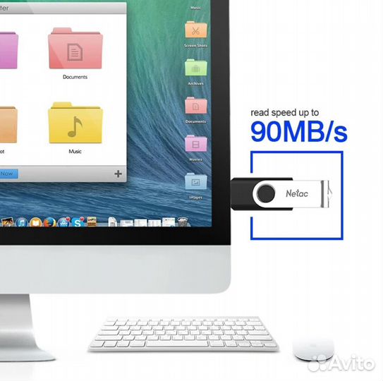 USB3.0 флешка Netac 64/128GB