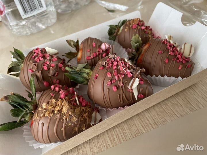 Клубника в шоколаде, шоколад ручной работы