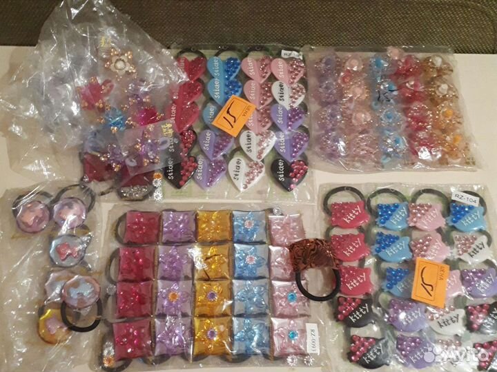 Заколки, резинки, ободки