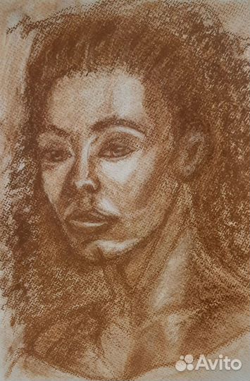 Девушка экзотичная. Картина