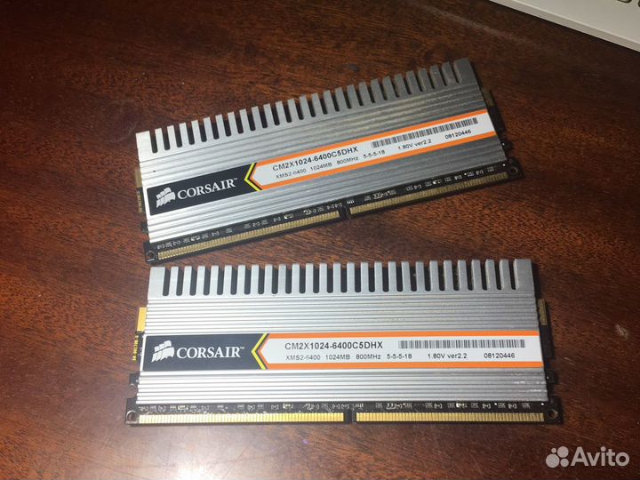 Оперативная память ddr2 1gb, ddr3 2гб